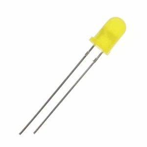LED زرد مات 5mm خودرنگ - ال ای دی زرد مات 5mm خودرنگ