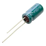 خازن الکترولیتی 35 ولت 220 میکروفاراد امپدانس پایین مارک TAICON سری PW ساخت تایوان