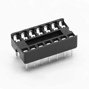 سوکت آی سی 14 پایه دو خطی