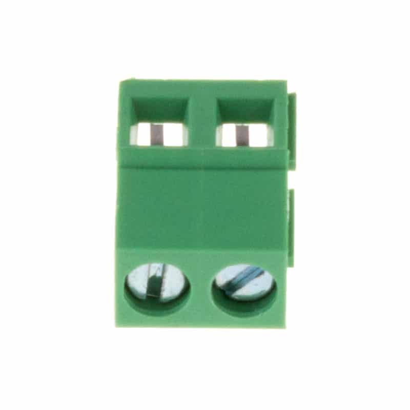 ترمینال-پیچی-2-پین-kf128 ترمینال پیچی 2 پین KF128 رنگ سبز