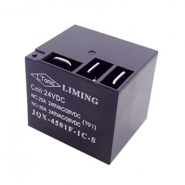 رله کولری 24 ولت 30 آمپر LIMING کد JQX-4501F-1C-S