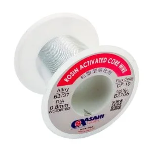 سیم لحیم 50 گرمی آساهی با قطر 0.8 میلی متر