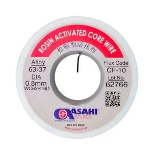 سیم لحیم 50 گرمی آساهی با قطر 0.8 میلی متر