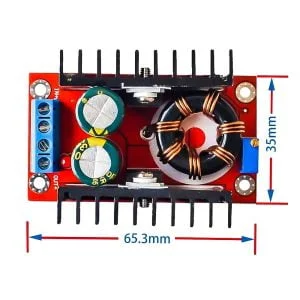 ماژول مبدل افزاینده DC-DC با توان 150 وات