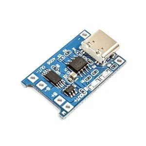 ماژول شارژر باتری لیتیومی Tp4056 TYPE C با مدار محافظ شارژ