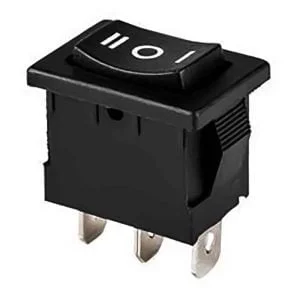 کلید راکر سه حالته کوچک سه پین 3 آمپر مدل KCD1