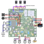 نقشه سیم کشی مدار منبع تغذیه متغیر PSU-104-V3 حرفه ای (35 ولت 5 آمپر)