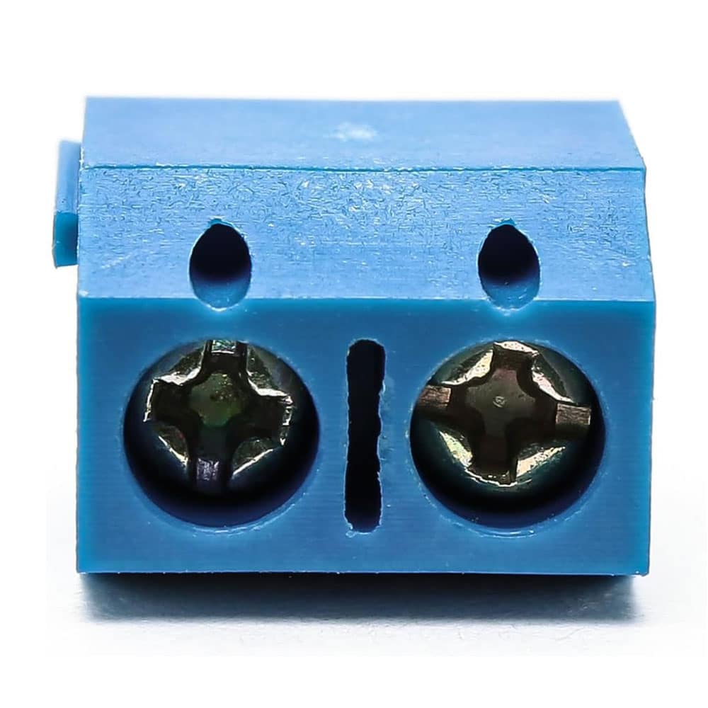 ترمینال پیچی 2 پین KF301 رنگ آبی