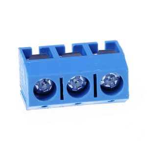 ترمینال پیچی 3 پین KF301 رنگ آبی