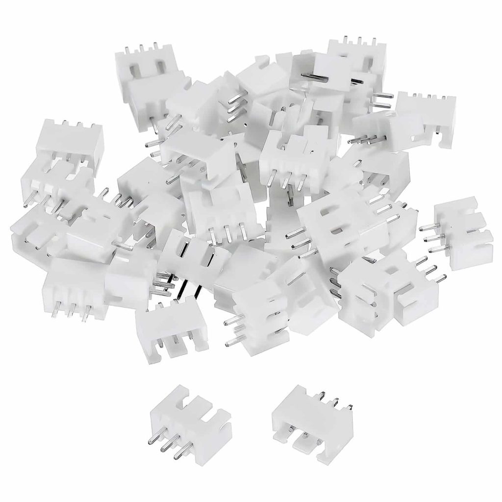 فروش عمده کانکتور XH نری صاف 3 پین مخابراتی مدل JST XH-3A