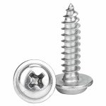 پیچ خودکار واشردار 2.5mm طول 10mm چهارسو