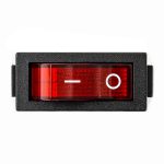 کلید راکر باریک چراغدار 16 آمپر مدل KCD3-101N