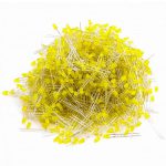 فروش عمده LED زرد مات 3mm پایه بلند