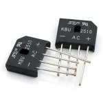 پل دیود KBU2510 شانه ای تخت 25 آمپر 1000 ولت
