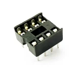 سوکت آی سی 8 پایه دو خطی (DIL) معمولی