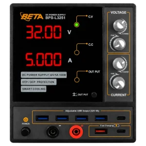 منبع تغذیه متغیر آزمایشگاهی بتا مدل BPS-L3251 NEW (32 ولت، 5 آمپر)